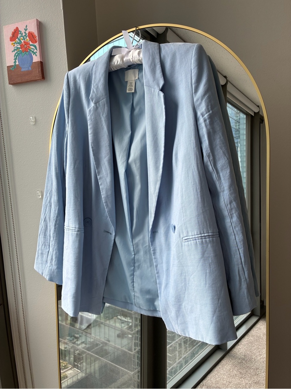 H&M Blue Oversized Blazer - Picture 3 of 3